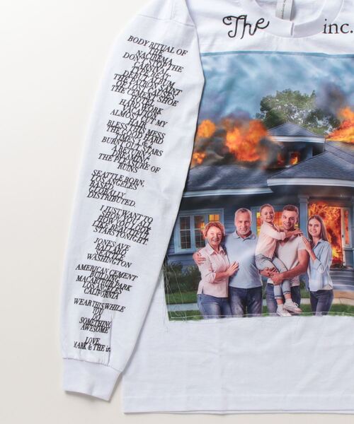 THE inc.（ザ インク）の「The Incorporated/ザ インコーポレイテッド/THE FAMILY FYRE LS T-SHIRT（Tシャツ/カットソー・メンズ・ホワイト・L/M）」の2枚目の写真
