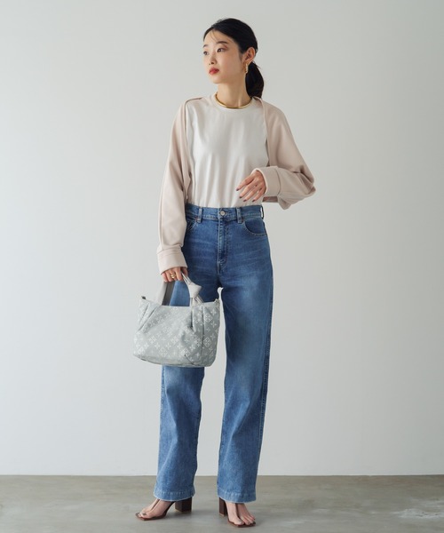 russet（ラシット）の「ノットデザイン2WAYトートバッグ(CE-1091)（トートバッグ・レディース・グレー/ライトグレー/ベージュ・FREE）」の11枚目の写真