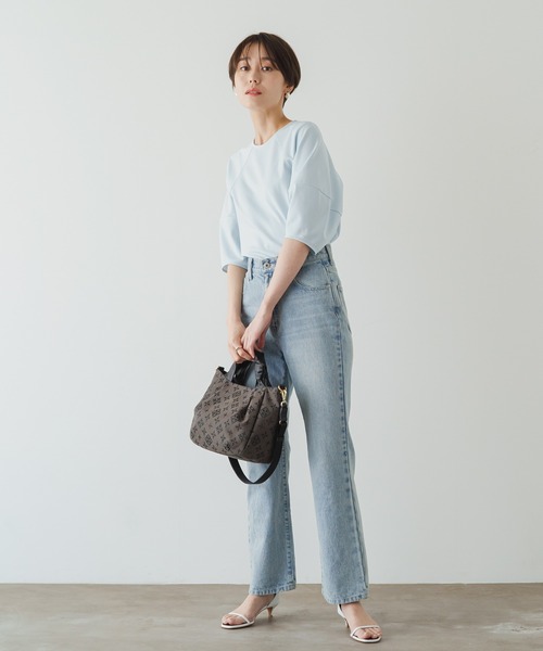 russet（ラシット）の「ノットデザイン2WAYトートバッグ(CE-1091)（トートバッグ・レディース・グレー/ライトグレー/ベージュ・FREE）」の6枚目の写真