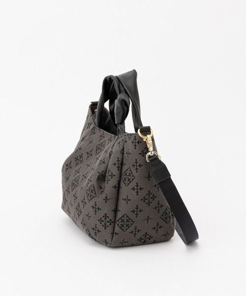 russet（ラシット）の「ノットデザイン2WAYトートバッグ(CE-1091)（トートバッグ・レディース・グレー/ライトグレー/ベージュ・FREE）」の15枚目の写真