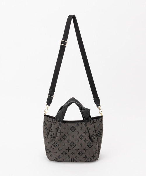 russet（ラシット）の「ノットデザイン2WAYトートバッグ(CE-1091)（トートバッグ・レディース・グレー/ライトグレー/ベージュ・FREE）」の19枚目の写真