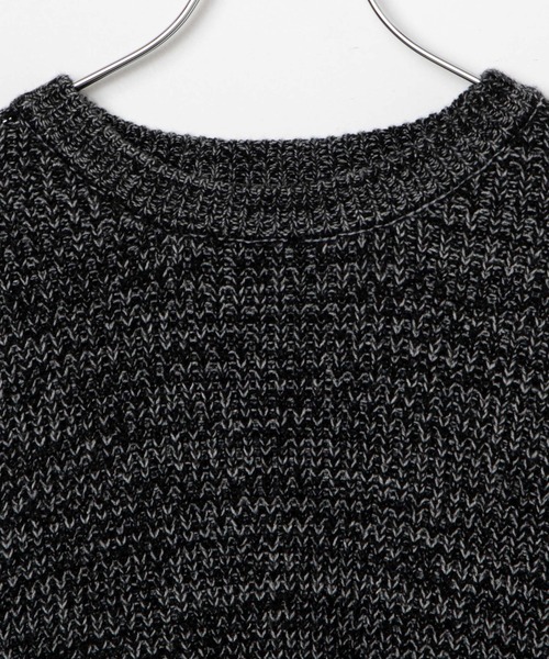 WEGO（ウィゴー）の「WEGO/ルーズフィットプルオーバー（ニット/セーター・メンズ・ブラック系その他/アイボリー/ダークグレー/ダークオレンジ・MEDIUM/LARGE）」の10枚目の写真