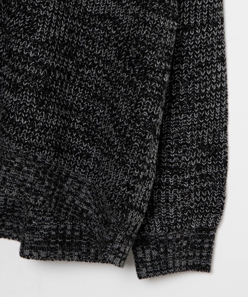 WEGO（ウィゴー）の「WEGO/ルーズフィットプルオーバー（ニット/セーター・メンズ・ブラック系その他/アイボリー/ダークグレー/ダークオレンジ・MEDIUM/LARGE）」の11枚目の写真