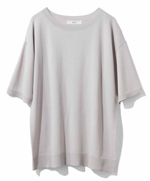 ＩＥＤＩＴ　Ｔシャツライクに着たい　接触冷感が心地よいシャリ感シンプルニット
