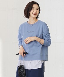 J.PRESS Ladies（J.プレス レディス）の「ロゴ 裏毛 カットソー（Tシャツ/カットソー）」