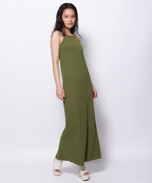 FOREVER 21(フォーエバー トゥエンティーワン)の「【セットアイテム】ボレロセットキャミリブワンピース(ワンピース・レディース・ブラック/グリーン・SMALL/MEDIUM/LARGE)」の6枚目の写真