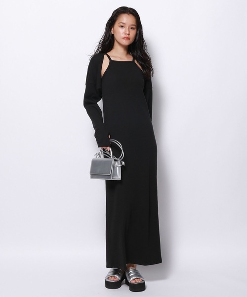 FOREVER 21(フォーエバー トゥエンティーワン)の「【セットアイテム】ボレロセットキャミリブワンピース(ワンピース・レディース・ブラック/グリーン・SMALL/MEDIUM/LARGE)」の10枚目の写真