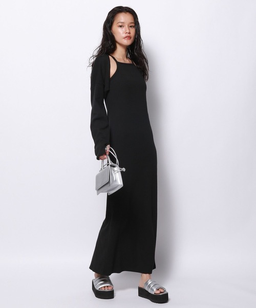 FOREVER 21(フォーエバー トゥエンティーワン)の「【セットアイテム】ボレロセットキャミリブワンピース(ワンピース・レディース・ブラック/グリーン・SMALL/MEDIUM/LARGE)」の11枚目の写真