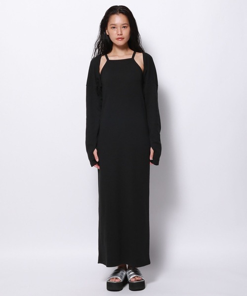 FOREVER 21(フォーエバー トゥエンティーワン)の「【セットアイテム】ボレロセットキャミリブワンピース(ワンピース・レディース・ブラック/グリーン・SMALL/MEDIUM/LARGE)」の15枚目の写真