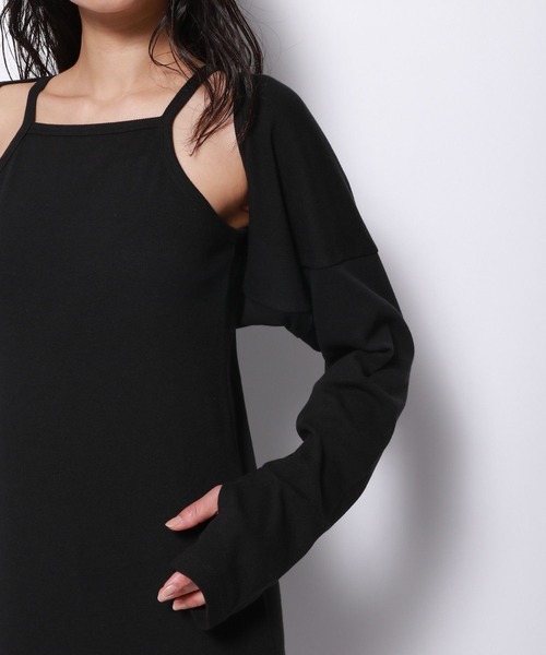 FOREVER 21(フォーエバー トゥエンティーワン)の「【セットアイテム】ボレロセットキャミリブワンピース(ワンピース・レディース・ブラック/グリーン・SMALL/MEDIUM/LARGE)」の20枚目の写真