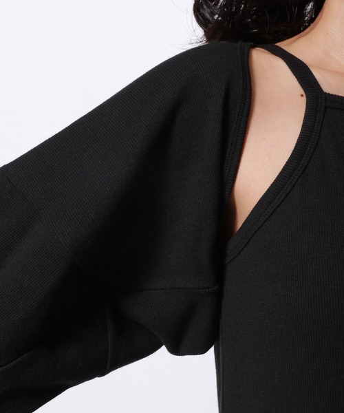 FOREVER 21(フォーエバー トゥエンティーワン)の「【セットアイテム】ボレロセットキャミリブワンピース(ワンピース・レディース・ブラック/グリーン・SMALL/MEDIUM/LARGE)」の21枚目の写真