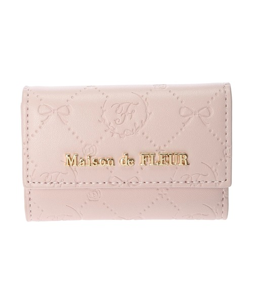 Maison de FLEUR(メゾンドフルール)の「カラーモノグラムキーケース(キーケース/キーアクセサリー・レディース・ブラック/サックスブルー/ピンク/ラベンダー/レモンイエロー・FREE)」の16枚目の写真