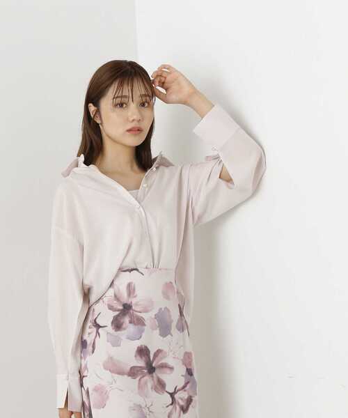 PROPORTION BODY DRESSING(プロポーションボディドレッシング)の「2WAYスリーブシャツ / 1213210803(シャツ/ブラウス・レディース・グレー/ホワイト/ブルー・FREE)」の5枚目の写真