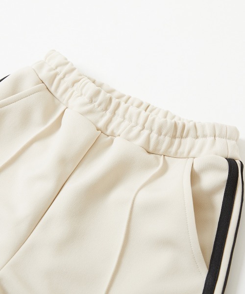 devirock（デビロック）の「【セットアップ可能】サイドライン ワイドパンツ（スウェットパンツ・キッズ・バイオレット/アイボリー/ブラック/グリーン/ネイビー/グレー/ピンク系3/ブルー系/ダークブラウン・100cm/110cm/120cm/130cm/140cm/150cm/160cm）」の21枚目の写真