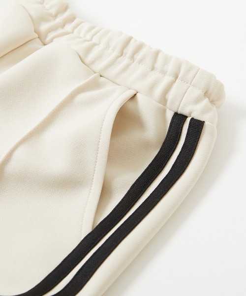 devirock（デビロック）の「【セットアップ可能】サイドライン ワイドパンツ（スウェットパンツ・キッズ・バイオレット/アイボリー/ブラック/グリーン/ネイビー/グレー/ピンク系3/ブルー系/ダークブラウン・100cm/110cm/120cm/130cm/140cm/150cm/160cm）」の22枚目の写真