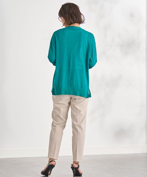 BELLUNA PLUS(ベルーナ)の「SOLOTEX(R)美脚見えパンツ62丈(その他パンツ・レディース・ロイヤルブルー/オレンジ/ネイビー/アイボリー・SMALL/LARGE/MEDIUM/X-LARGE)」の11枚目の写真