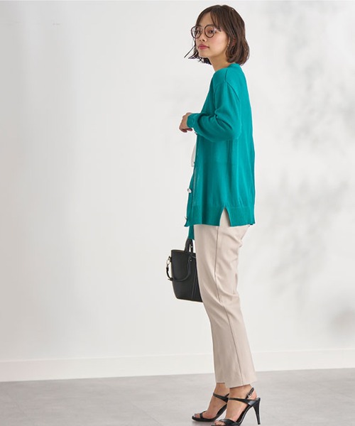 BELLUNA PLUS(ベルーナ)の「SOLOTEX(R)美脚見えパンツ62丈(その他パンツ・レディース・ロイヤルブルー/オレンジ/ネイビー/アイボリー・SMALL/LARGE/MEDIUM/X-LARGE)」の12枚目の写真