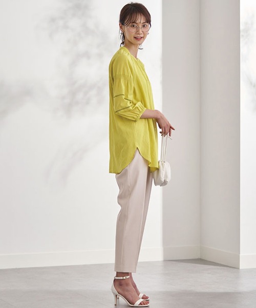 BELLUNA PLUS(ベルーナ)の「SOLOTEX(R)美脚見えパンツ62丈(その他パンツ・レディース・ロイヤルブルー/オレンジ/ネイビー/アイボリー・SMALL/LARGE/MEDIUM/X-LARGE)」の14枚目の写真