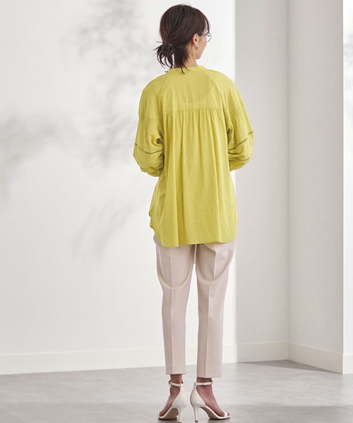 BELLUNA PLUS(ベルーナ)の「SOLOTEX(R)美脚見えパンツ62丈(その他パンツ・レディース・ロイヤルブルー/オレンジ/ネイビー/アイボリー・SMALL/LARGE/MEDIUM/X-LARGE)」の15枚目の写真