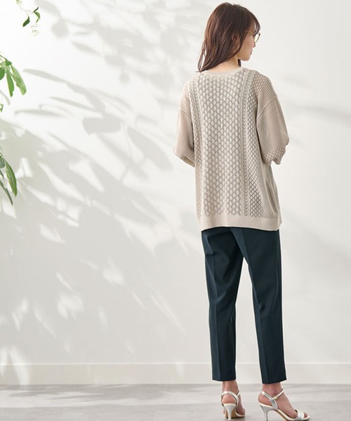 BELLUNA PLUS(ベルーナ)の「SOLOTEX(R)美脚見えパンツ62丈(その他パンツ・レディース・ロイヤルブルー/オレンジ/ネイビー/アイボリー・SMALL/LARGE/MEDIUM/X-LARGE)」の18枚目の写真