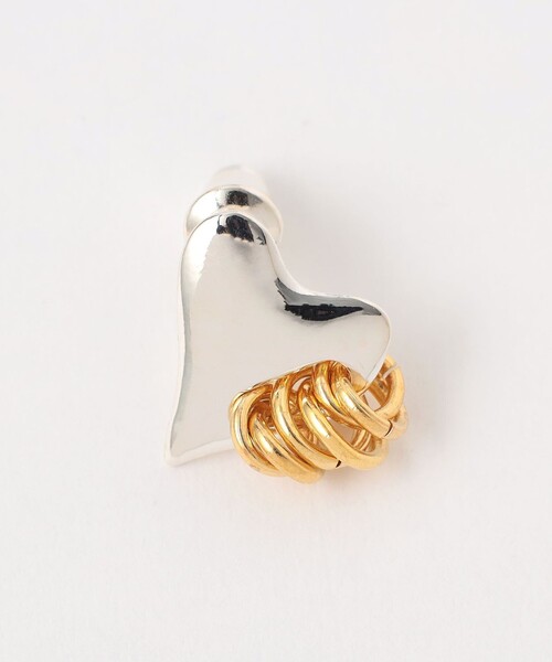 LAPUIS（ラピュイ）の「＜LAPUIS＞Coil Heart ピアス（ピアス（両耳用）・レディース・その他1・FREE）」の3枚目の写真