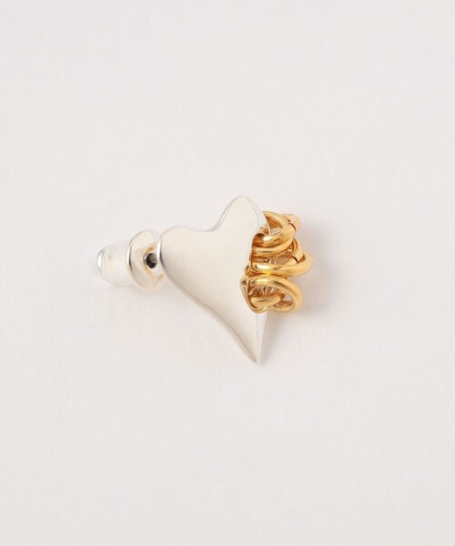 LAPUIS（ラピュイ）の「＜LAPUIS＞Coil Heart ピアス（ピアス（両耳用）・レディース・その他1・FREE）」の4枚目の写真