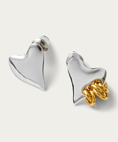 LAPUIS（ラピュイ）の「＜LAPUIS＞Coil Heart ピアス（ピアス（両耳用）・レディース・その他1・FREE）」の10枚目の写真
