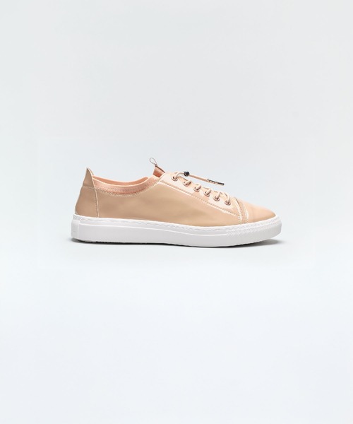 ルシーダ（Lucida）/【レイン対応】エコ素材軽量ゴムシューレーススニーカー / Merak レイン対応】Merak/エコ素材軽量ゴムシューレースエナメルスニーカー