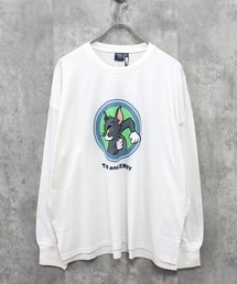 TOM&JERRY（トムアンドジェリー）の「TOM&JERRY　トム＆ジェリー　BIG　長袖Tシャツ（Tシャツ/カットソー）」