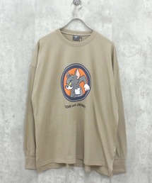 TOM&JERRY（トムアンドジェリー）の「TOM&JERRY　トム＆ジェリー　BIG　長袖Tシャツ（Tシャツ/カットソー）」