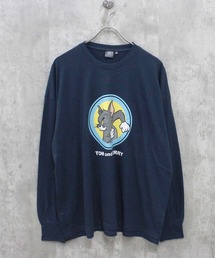 TOM&JERRY（トムアンドジェリー）の「TOM&JERRY　トム＆ジェリー　BIG　長袖Tシャツ（Tシャツ/カットソー）」