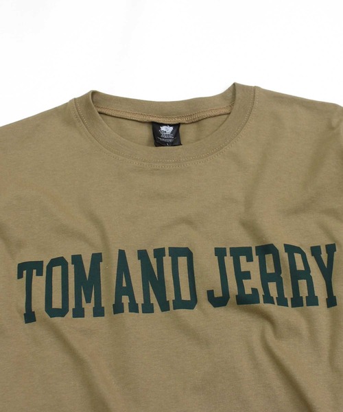 Tom＆Jerry（トムアンドジェリー）の「TOM&JERRY　トム＆ジェリー　BIG　長袖Tシャツ（Tシャツ/カットソー・メンズ・オフホワイト/杢グレー/チャコール/ホワイト系/ダークグリーン/パープル/ブラック/ベージュ/ホワイト系1/ホワイト系2/グレー系/ブラック系/ネイビー/オレンジ/ベージュ系/ダークグリーン系・M/XL/L）」の18枚目の写真