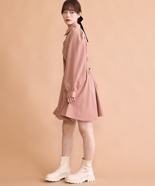 paravion（パラビオン）の「ストレッチショートブーツ（ブーツ・レディース・アイボリー/ブラック・38/39）」の5枚目の写真