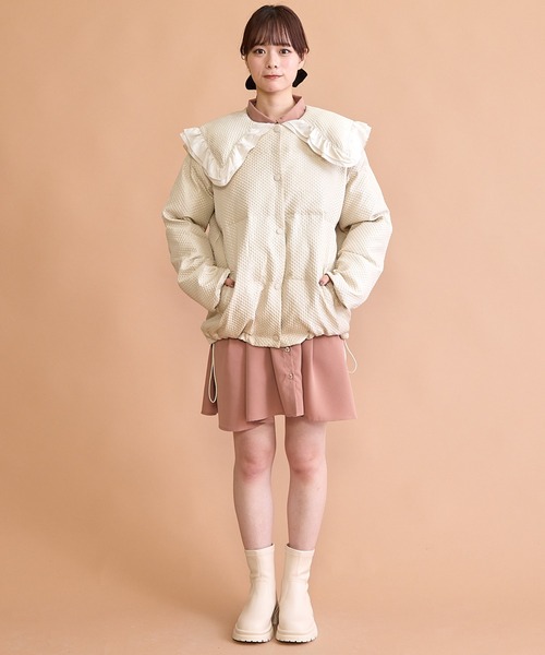 paravion（パラビオン）の「ストレッチショートブーツ（ブーツ・レディース・アイボリー/ブラック・38/39）」の10枚目の写真