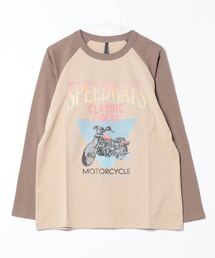 16/天竺ラグラン プリントTシャツ （SPEEDWAYS）