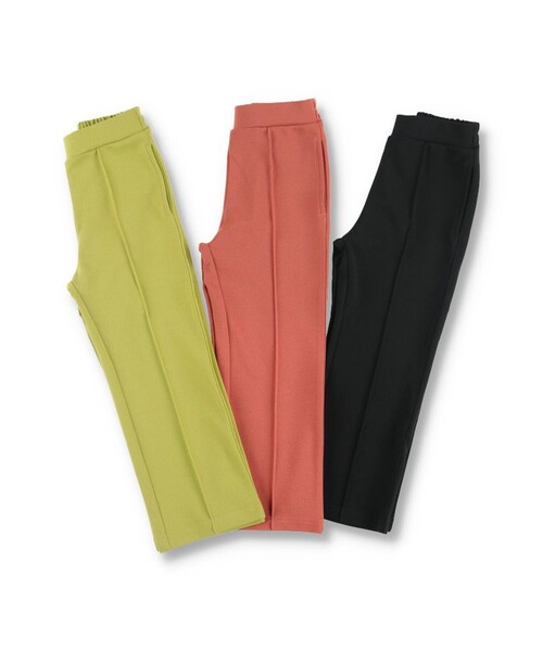 BRANSHES（ブランシェス）の「センタープレス風ロングパンツ（その他パンツ・キッズ・マスタード/ブラック/オレンジ・140/130/150/120/100/90/110）」の9枚目の写真