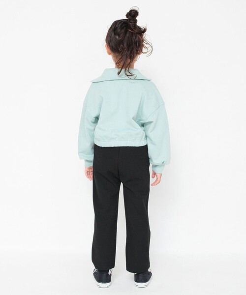 BRANSHES（ブランシェス）の「センタープレス風ロングパンツ（その他パンツ・キッズ・マスタード/ブラック/オレンジ・140/130/150/120/100/90/110）」の5枚目の写真