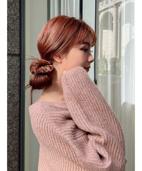 RESEXXY（リゼクシー）の「ベロアシュシュ（シュシュ・レディース・ブラウン/ブラック/アイボリー・FREE）」の7枚目の写真