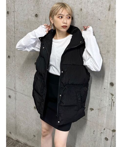 MURUA（ムルーア）の「カーブウエストミニスカート（スカート・レディース・ブラック/ブラウン・1/2）」の21枚目の写真