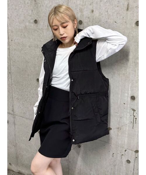 MURUA（ムルーア）の「カーブウエストミニスカート（スカート・レディース・ブラック/ブラウン・1/2）」の22枚目の写真