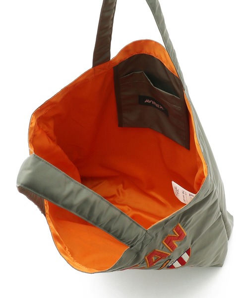 AVIREX(アヴィレックス)の「《直営店限定》EMBROIDERY TOTE BAG / 刺繍 トートバッグ / AVIREX / アヴィレックス(トートバッグ・メンズ・セージグリーン/ロイヤルブルー・FREE)」の6枚目の写真