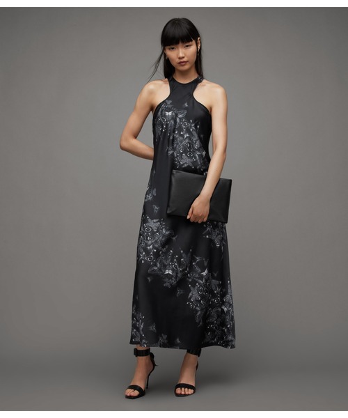 ALLSAINTS（オールセインツ）の「BETINA DIANA DRESS | BETINA DIANA ドレス・ワンピース（ワンピース・レディース・ブラック・4/10/6/8）」の6枚目の写真