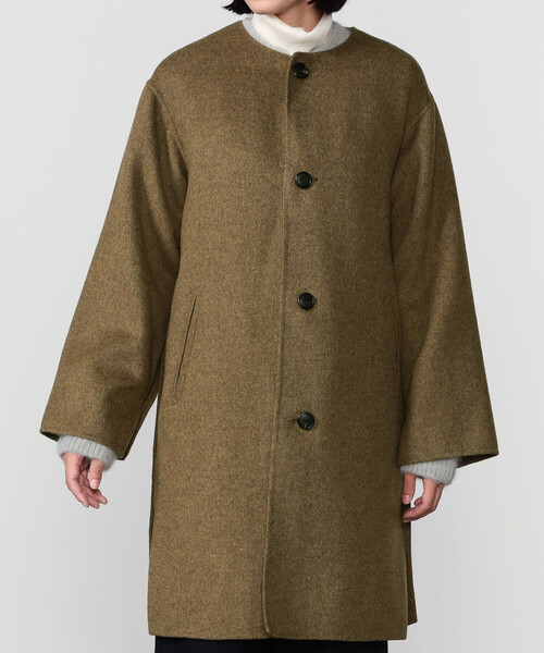 ✨人気✨　ORCIVAL オーシバル/ノーカラーコート　ナチュラル　ブラウン 楽天市場】【SALE 20%OFF】ORCIVAL [オーチバル・オーシバル] W ROUND