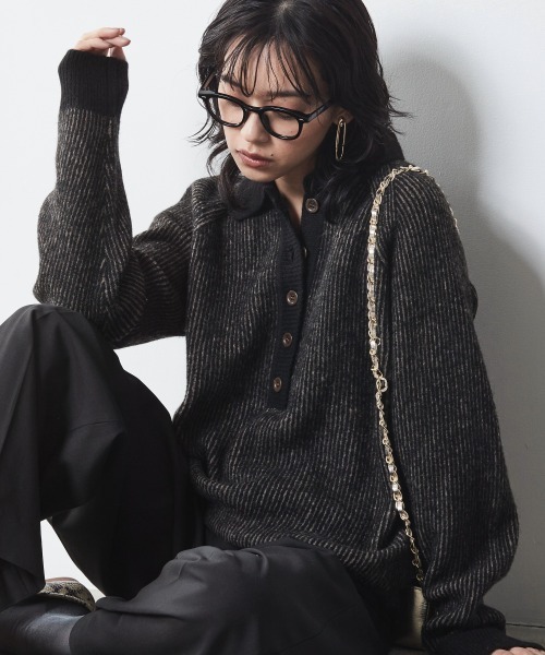 CHIC STYLE（シックスタイル）の「＜大きいサイズ＞T/Rワイドパンツ シックスタイル（スラックス・レディース・ベージュ/ブラック・3L/5L/L/LL/4L）」の4枚目の写真