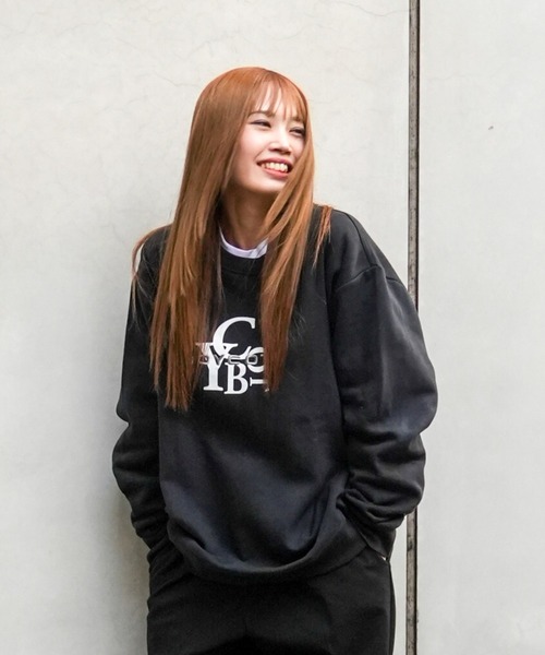 BOYCOTT(ボイコット)の「【BOYCOTT:ボイコット】フロントロゴトレーナー/10oz(オンス)裏起毛ヘビーウェイトスウェット(スウェット・メンズ・ネイビー/アイボリー/グレー/ブラック・LARGE/MEDIUM/X-LARGE)」の19枚目の写真