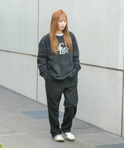 BOYCOTT(ボイコット)の「【BOYCOTT:ボイコット】フロントロゴトレーナー/10oz(オンス)裏起毛ヘビーウェイトスウェット(スウェット・メンズ・ネイビー/アイボリー/グレー/ブラック・LARGE/MEDIUM/X-LARGE)」の21枚目の写真