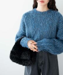 WEGO | WEGO/【23年秋冬新作】ファーフラップショルダー(ショルダーバッグ)