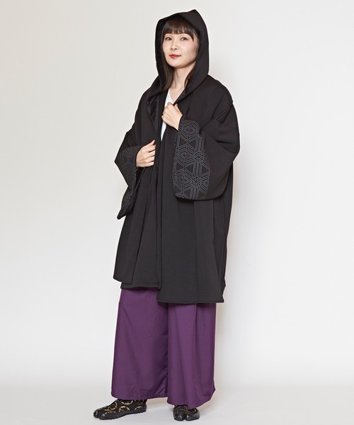 カヤ（カヤ）の「【カヤ】組子文様メンズ羽織（その他アウター・メンズ・スミクロ/ダークネイビー/グリーン系その他・FREE）」の7枚目の写真