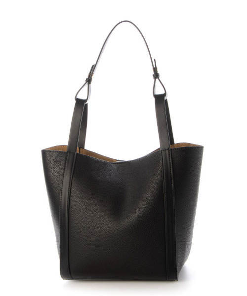 cache cache(カシュ カシュ)の「カシュカシュ cachecache / インバッグ付き2wayショルダートート(トートバッグ・レディース・ベージュ系その他/ブラック/グレー・FREE)」の5枚目の写真