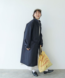 PAR ICI | 交織ツイル スタンドコート(その他アウター)